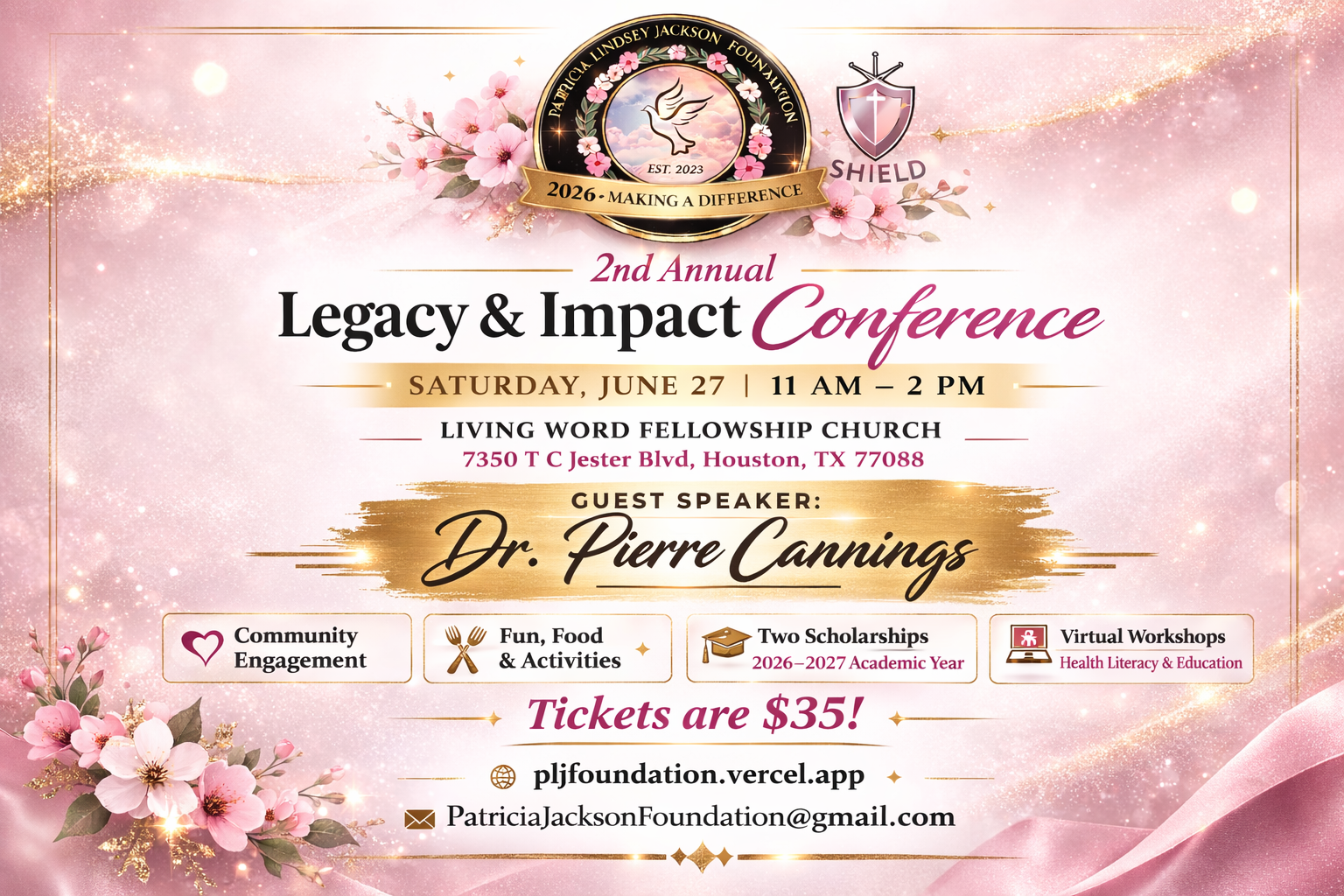 2nd Annual Legacy & Impact Conference Flyer