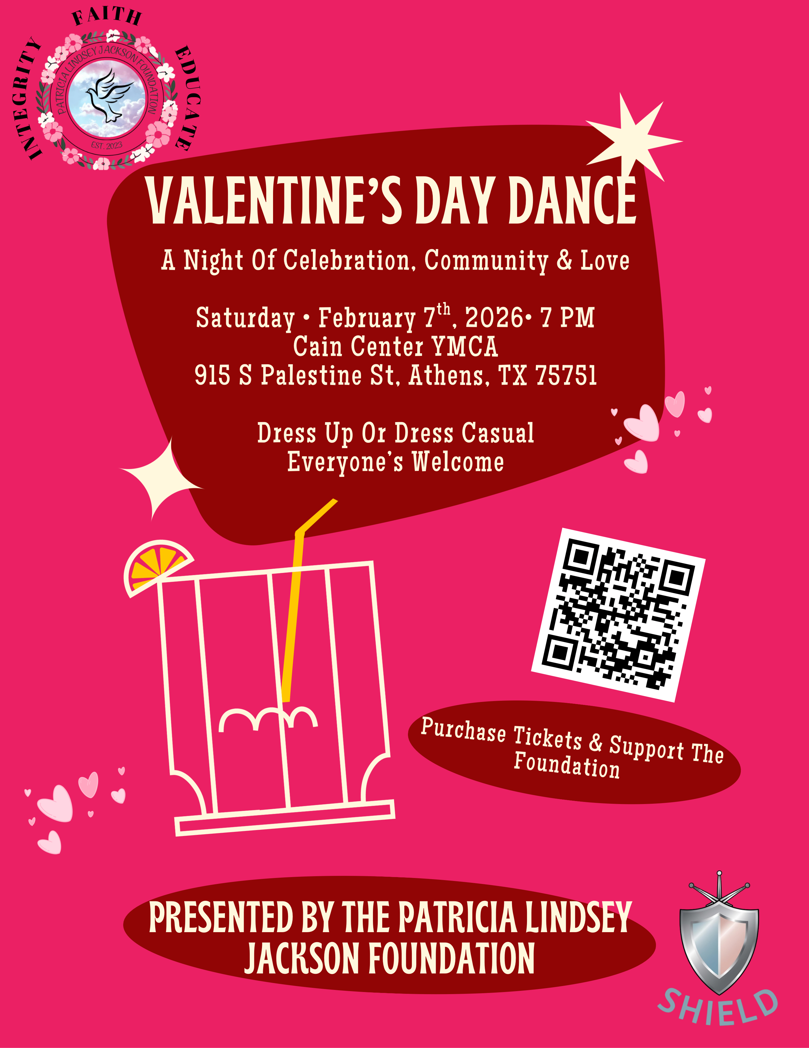 Valentine's Day Dance Flyer